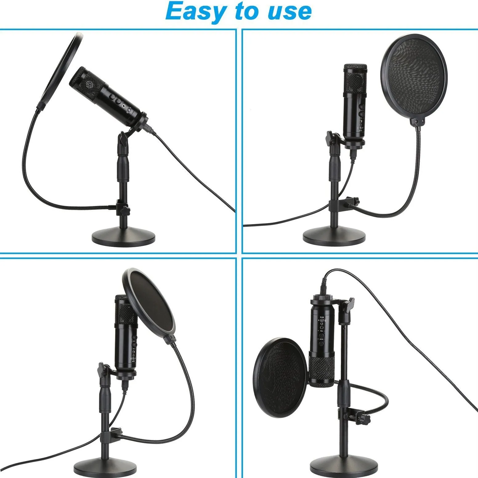 AGPtEK USB Condenser Microphone