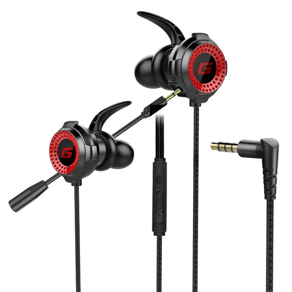 Dragon G2000 3.5mm Gaming Earphones with Extension Microphone