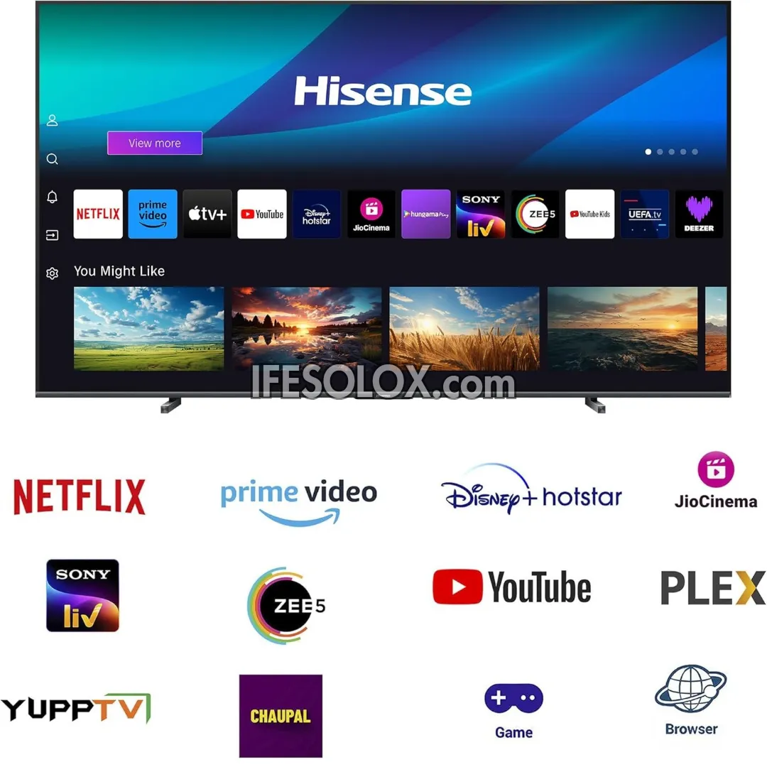 Hisense 100 inch QLED 100Q7N Quantum HDR 144Hz Smart 4K UHD QLED TV   1 Year Warranty (Free Wall Mount) - Brand New