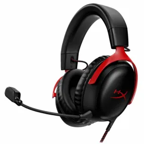 HyperX Cloud III Gaming Headset - Black/Red