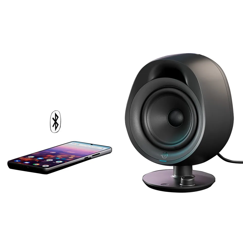 SteelSeries Arena 3 Innovative Full-range Gaming Speaker 2.0 Massive 4" Drivers Wired   Bluetooth Speaker (61535)